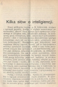 Wiedza : tygodnik społeczno-polityczny, popularno-naukowy i literacki. R. 4, 1910, nr 6