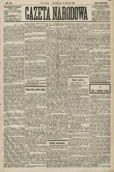Gazeta Narodowa. 1889, nr 14