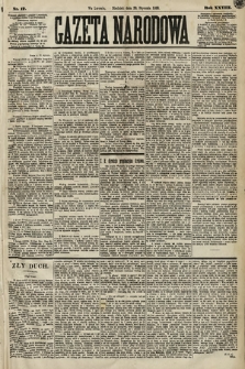 Gazeta Narodowa. 1889, nr 17