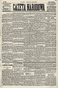 Gazeta Narodowa. 1889, nr 82