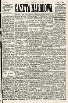 Gazeta Narodowa. 1889, nr 91