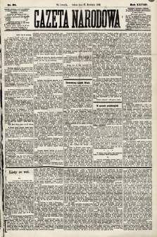 Gazeta Narodowa. 1889, nr 97