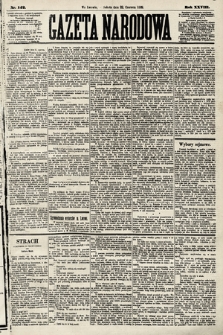 Gazeta Narodowa. 1889, nr 142