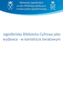 Jagiellońska Biblioteka Cyfrowa jako wydawca, w kontekście światowym