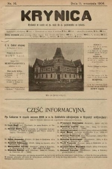 Krynica. 1904, nr 16