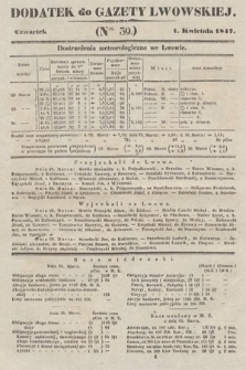 Dodatek do Gazety Lwowskiej : doniesienia urzędowe. 1847, nr 39