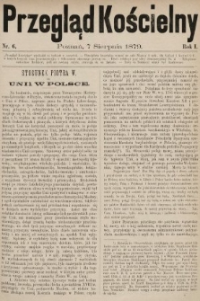 Przegląd Kościelny. 1879, nr 6