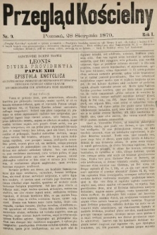 Przegląd Kościelny. 1879, nr 9