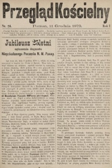 Przegląd Kościelny. 1879, nr 24