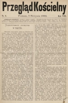 Przegląd Kościelny. 1886, nr 6