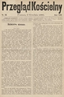 Przegląd Kościelny. 1886, nr 23