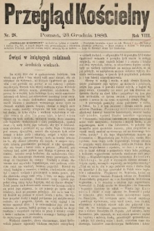 Przegląd Kościelny. 1886, nr 26