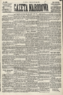 Gazeta Narodowa. 1889, nr 170