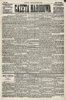 Gazeta Narodowa. 1889, nr 191