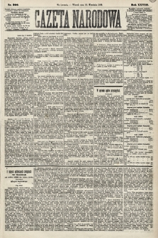 Gazeta Narodowa. 1889, nr 208