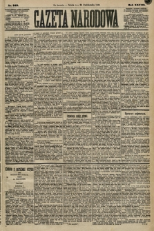 Gazeta Narodowa. 1889, nr 248