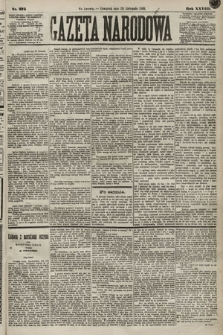Gazeta Narodowa. 1889, nr 275