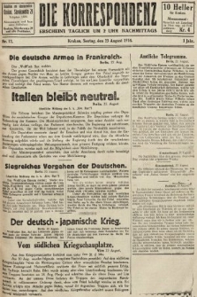 Die Korrespondenz. 1914, nr 12