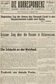 Die Korrespondenz. 1914, nr 21