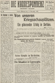 Die Korrespondenz. 1914, nr 94