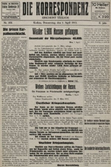 Die Korrespondenz. 1915, nr 252