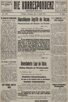 Die Korrespondenz. 1915, nr 254