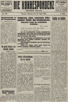 Die Korrespondenz. 1915, nr 275