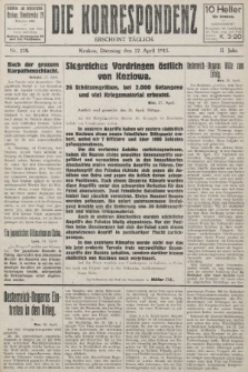 Die Korrespondenz. 1915, nr 278