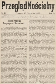 Przegląd Kościelny. 1885, nr 29