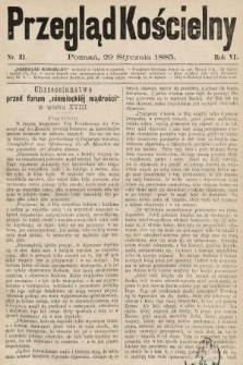 Przegląd Kościelny. 1885, nr 31