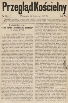 Przegląd Kościelny. 1885, nr 33