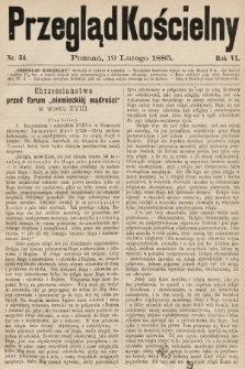 Przegląd Kościelny. 1885, nr 34