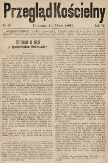 Przegląd Kościelny. 1885, nr 46