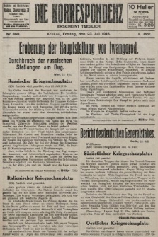 Die Korrespondenz. 1915, nr  368