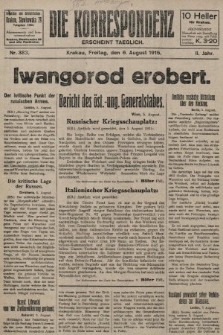 Die Korrespondenz. 1915, nr  383