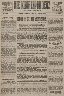 Die Korrespondenz. 1915, nr  387