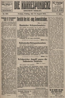 Die Korrespondenz. 1915, nr  390