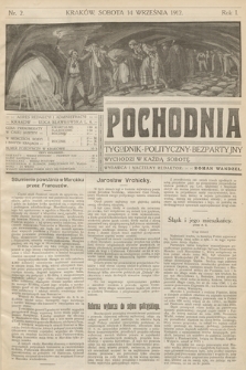 Pochodnia : tygodnik polityczny bezpartyjny. R. 1, 1912, nr 2