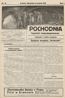 Pochodnia : tygodnik niepodległościowy. R. 1, 1912, nr 14
