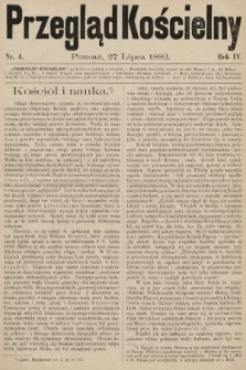 Przegląd Kościelny. 1882, nr 4