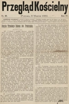 Przegląd Kościelny. 1883, nr 36