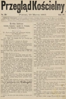 Przegląd Kościelny. 1883, nr 39