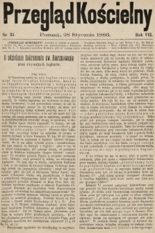 Przegląd Kościelny. 1886, nr 31