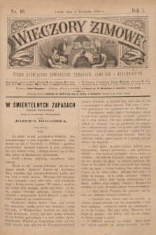 Wieczory Zimowe. R. 1, 1888, nr 10