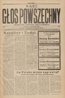 Nasz Głos Powszechny. R.1. 1936, nr 5