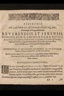 Cantiones Selectæ, Qvas Vvlgo Motectas Appellant, Qvinis, Senis, Et Octonis Vocibvs Ita Compositæ, Vt Tam Instrvmentis Mvsicis, Qvam Hvmanæ Voci Commodissime Adplicari possint, recenter diuulgatę, & in lucem editæ. Altus