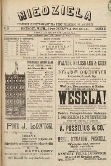 Niedziela : tygodnik ilustrowany dla ludu polskiego w Ameryce. 1893, nr 24