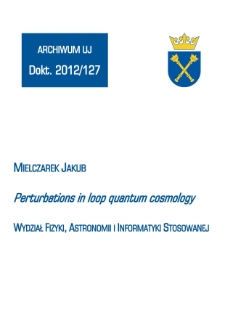 Perturbations in loop quantum cosmology