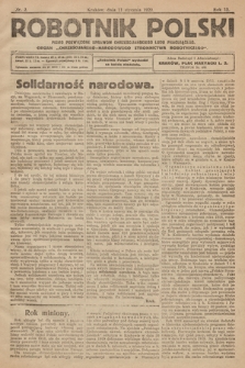 Robotnik Polski : pismo poświęcone sprawom chrześcijańskiego ludu pracującego. R. 3, 1920, nr 2