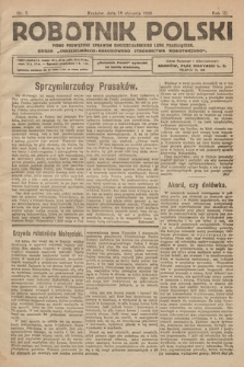 Robotnik Polski : pismo poświęcone sprawom chrześcijańskiego ludu pracującego. R. 3, 1920, nr 3